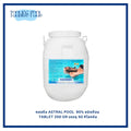 คลอรีน ASTRAL ชนิดก้อน 200gr 90% ขนาด 50 กิโลกรัม